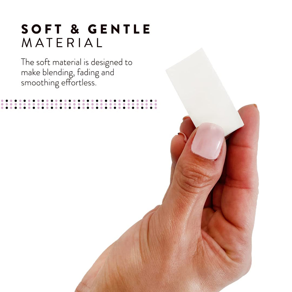 Artist's Choice 100 Pack Makeup Sponge Mini Applicator Wedges, Triangle Cosmetic Sponges For Foundation, Blush, Eye Shadow, Blending and Smoothing, Disposable, Latex Free