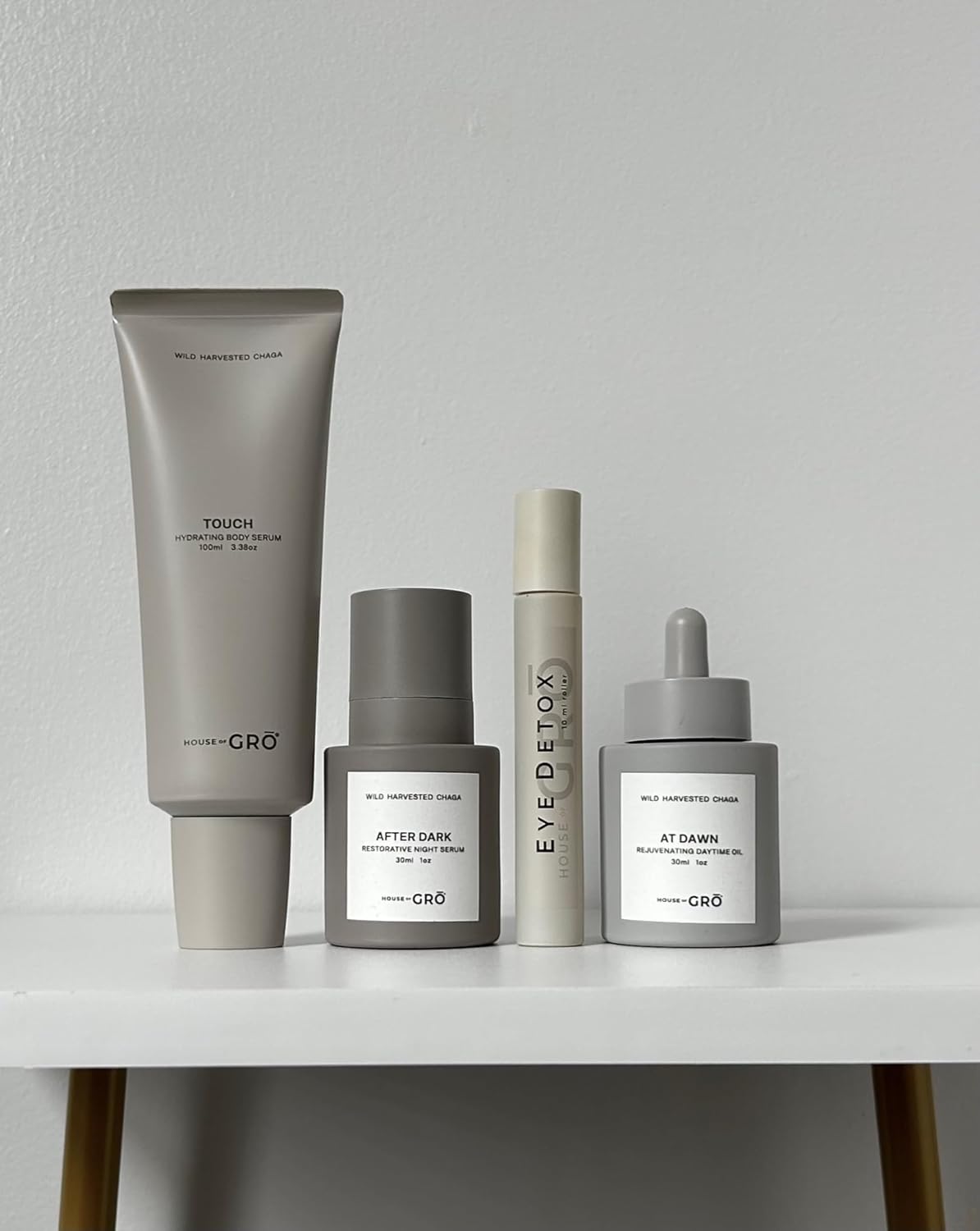 House of Grō TOUCH - HYDRATING BODY SERUM | 100ML - Chaga Mushroom Skincare, Body Serum, Inclusive Clean Beauty For All Ages And Skin Types, For Healthier Looking Skin