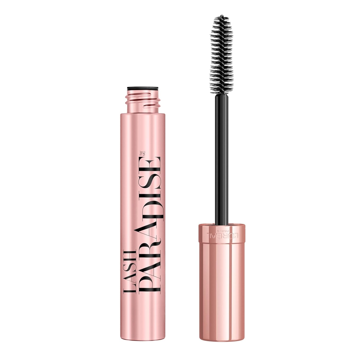 L'Oreal Paris Voluminous Makeup Lash Paradise Mascara, Voluptuous Volume, Intense Length, Feathery Soft Full Lashes, No Flaking, No Smudging, No Clumping, Blackest Black, 0.28 Fl Oz (Pack of 1)
