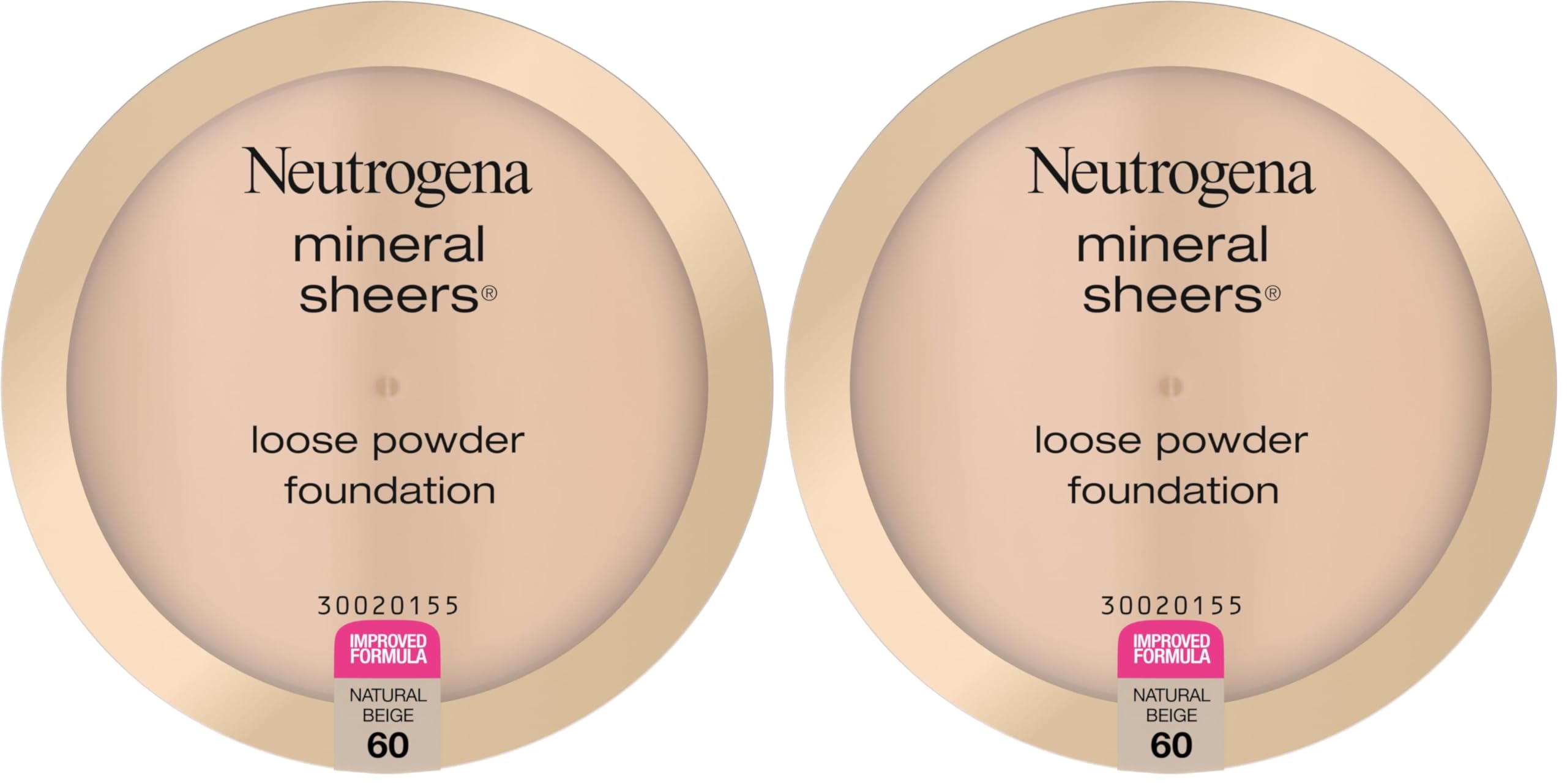Neutrogena Mineral Sheers Loose Powder Makeup Foundation, Lightweight Face Makeup, Sheer to Medium Buildable Coverage, Sensitive Skin Foundation with Vitamins A, C, & E, Classical Ivory 10, .19 oz