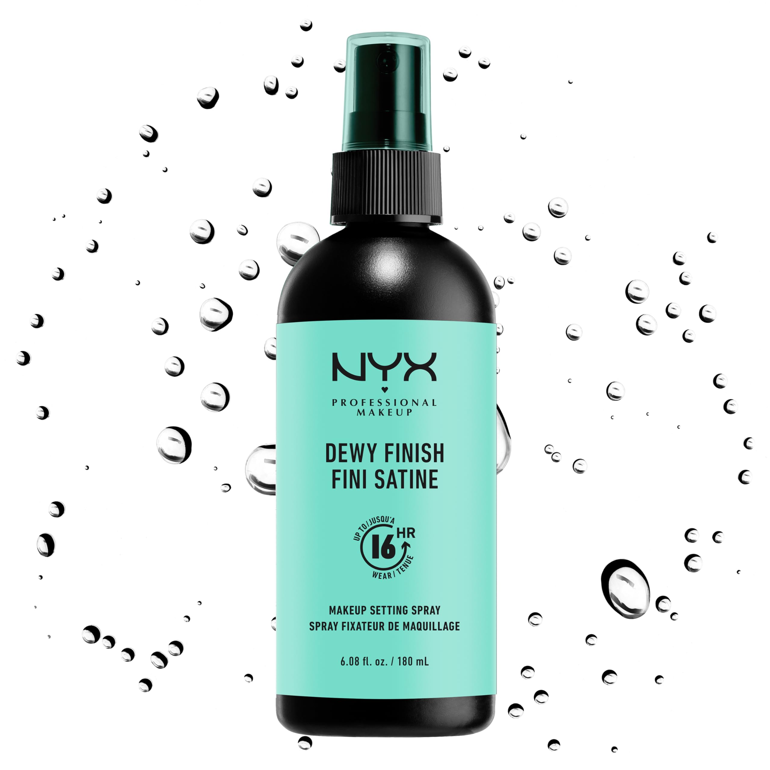 NYX PROFESSIONAL MAKEUP Makeup Setting Spray - Matte Finish, Long-Lasting Face Mist for up to 16HR Wear, Vegan Formula