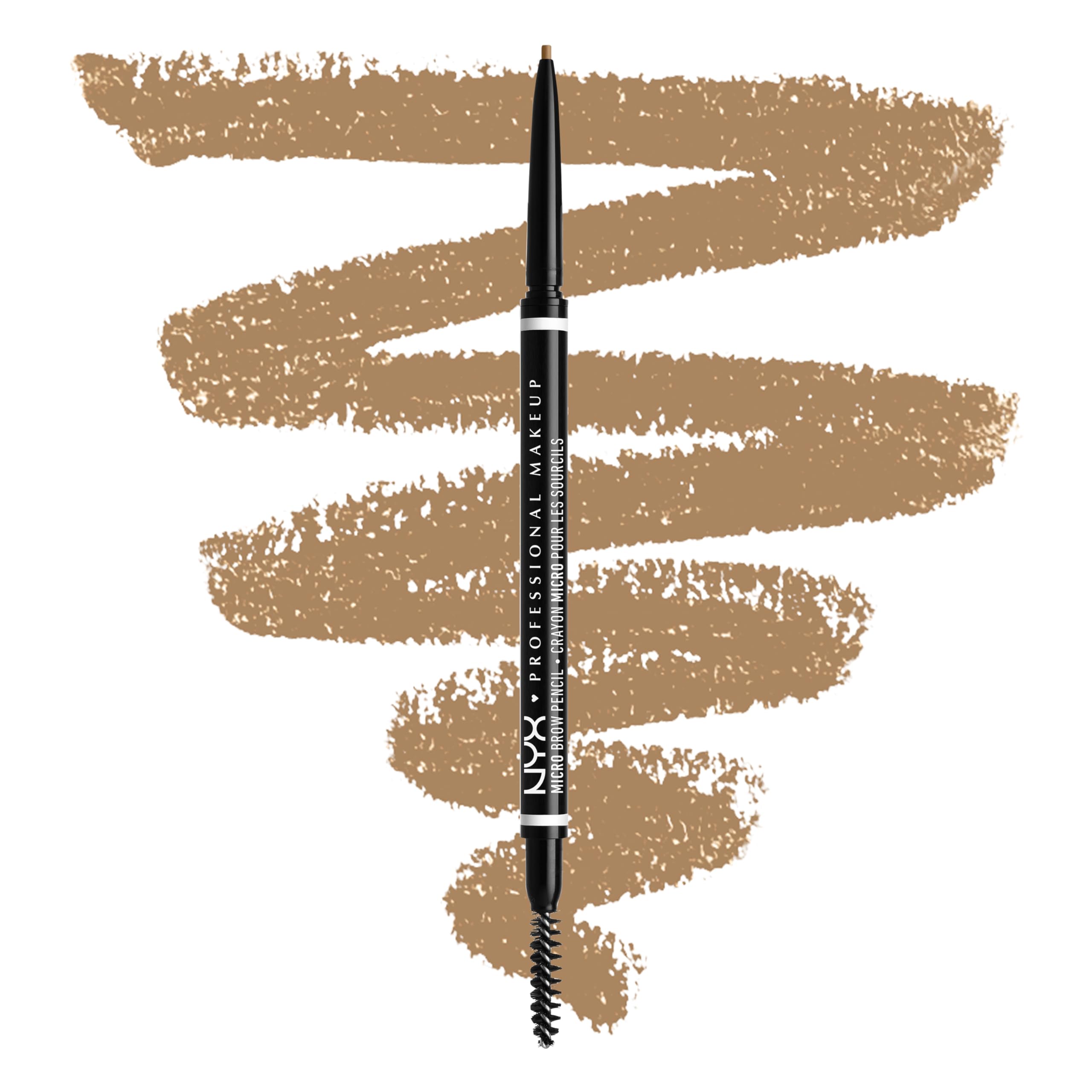 NYX PROFESSIONAL MAKEUP Micro Brow Pencil, Precise Eyebrow Pencil - Grey