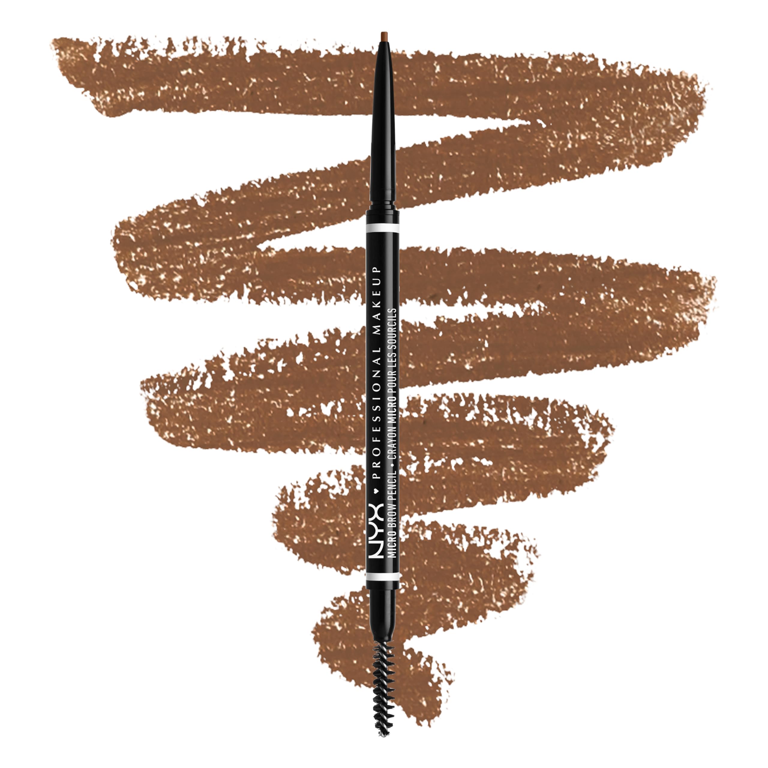 NYX PROFESSIONAL MAKEUP Micro Brow Pencil, Precise Eyebrow Pencil - Grey