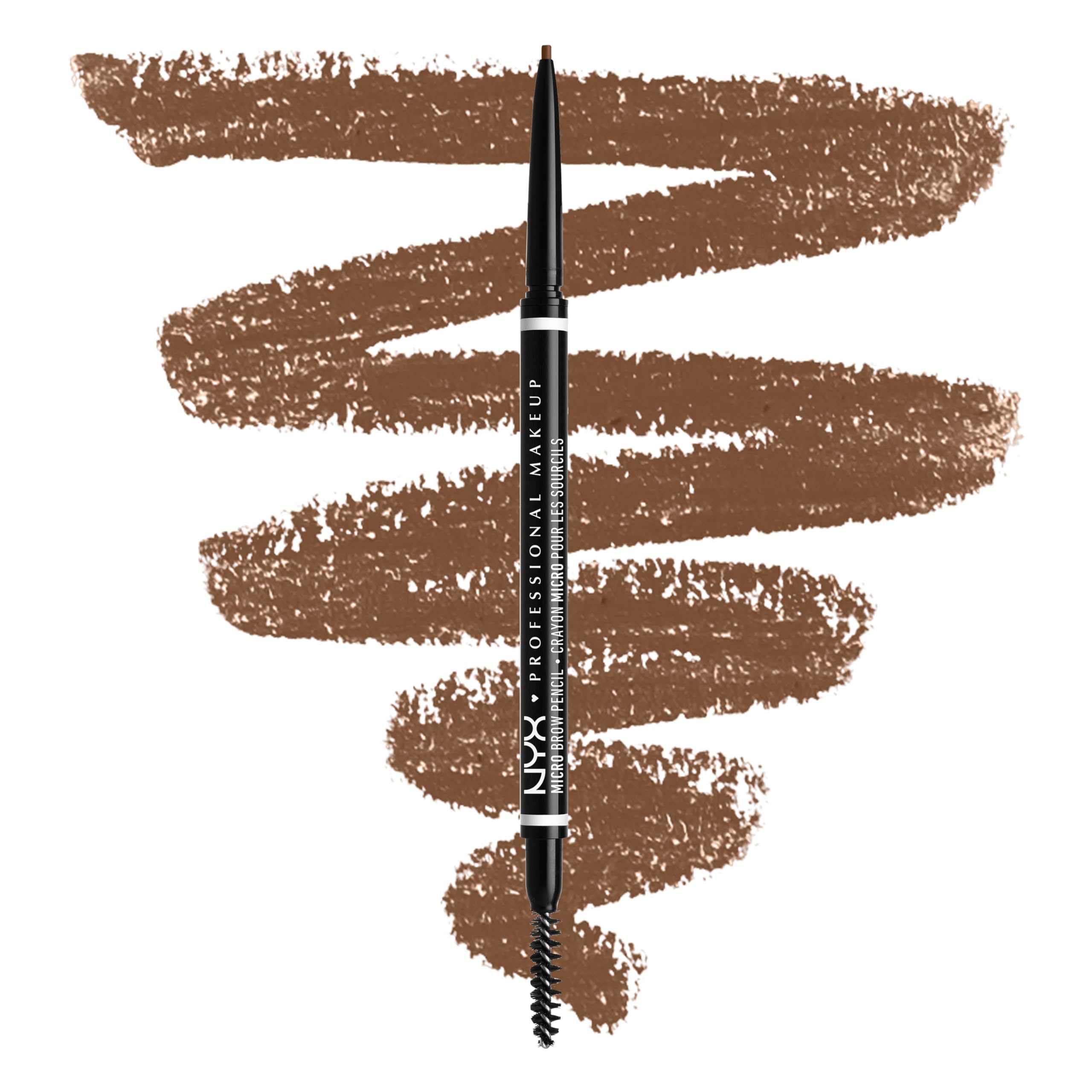 NYX PROFESSIONAL MAKEUP Micro Brow Pencil, Precise Eyebrow Pencil - Grey