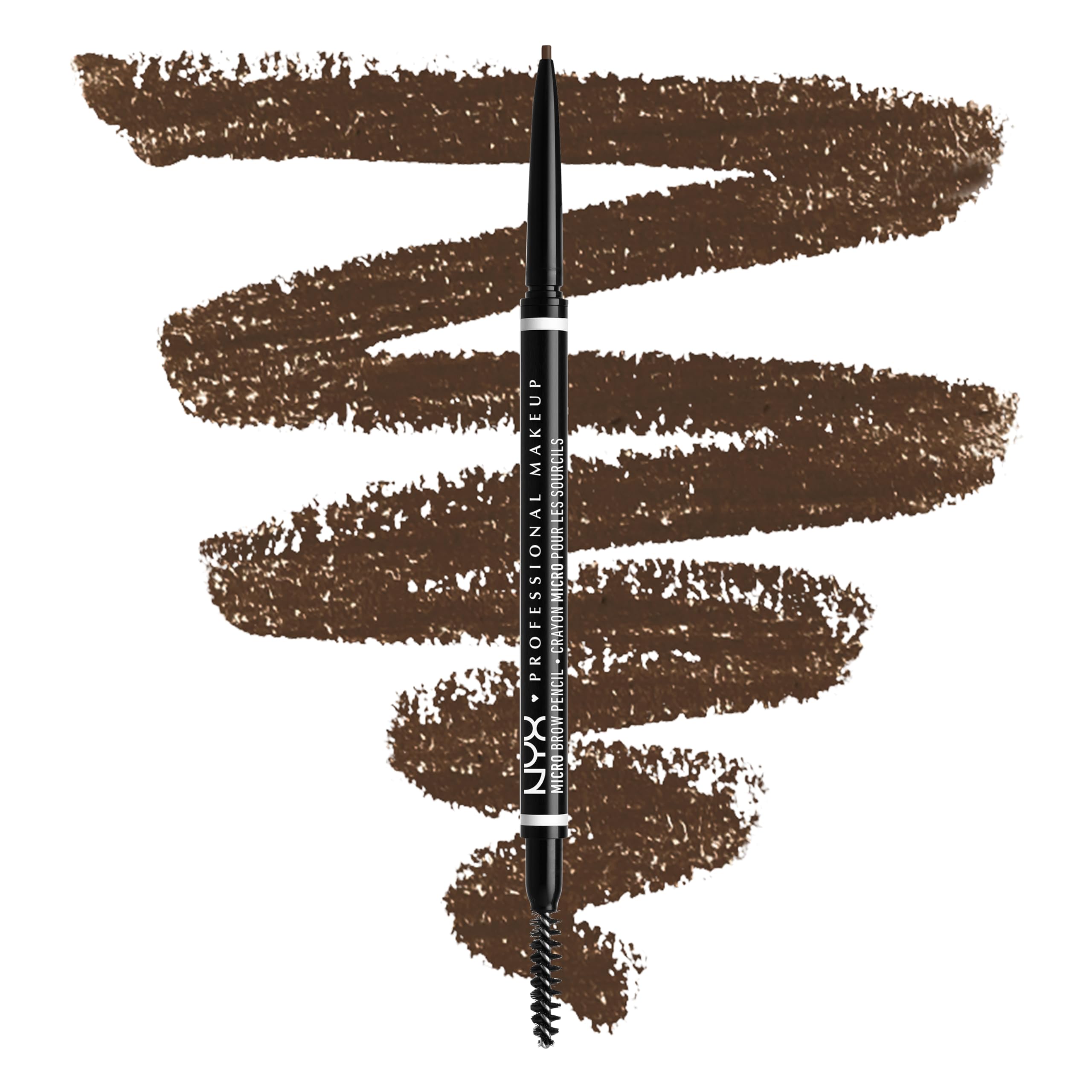 NYX PROFESSIONAL MAKEUP Micro Brow Pencil, Precise Eyebrow Pencil - Grey